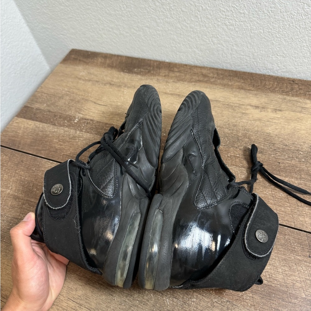 Vintage Nike 312455-002 Air Penny 4 Black Lace-Up Basketball Shoes Men's 10.5 - Picture 5 of 7